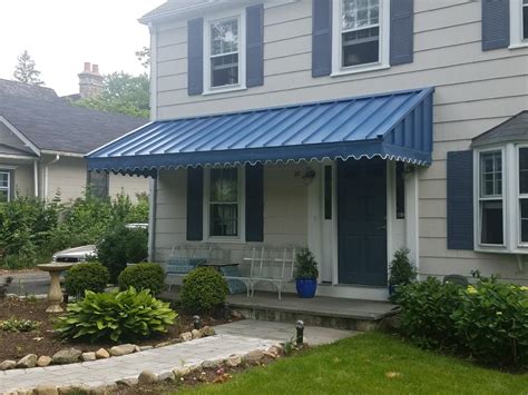 metal awning for house|residential metal awnings.